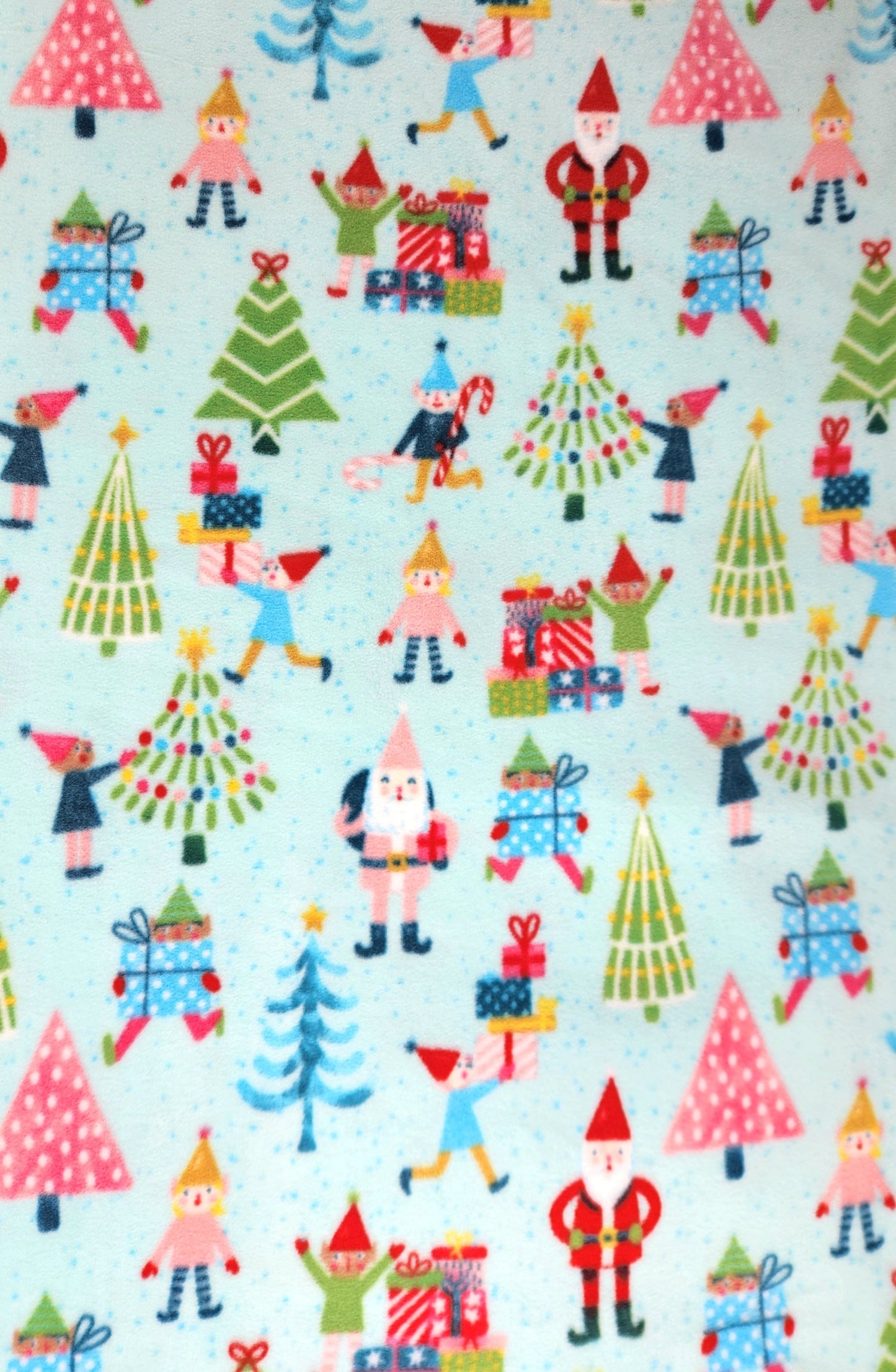 Fleece Elf Print - 7X Jammies