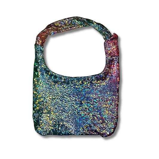 Holographic Tie Dye Drool Bib