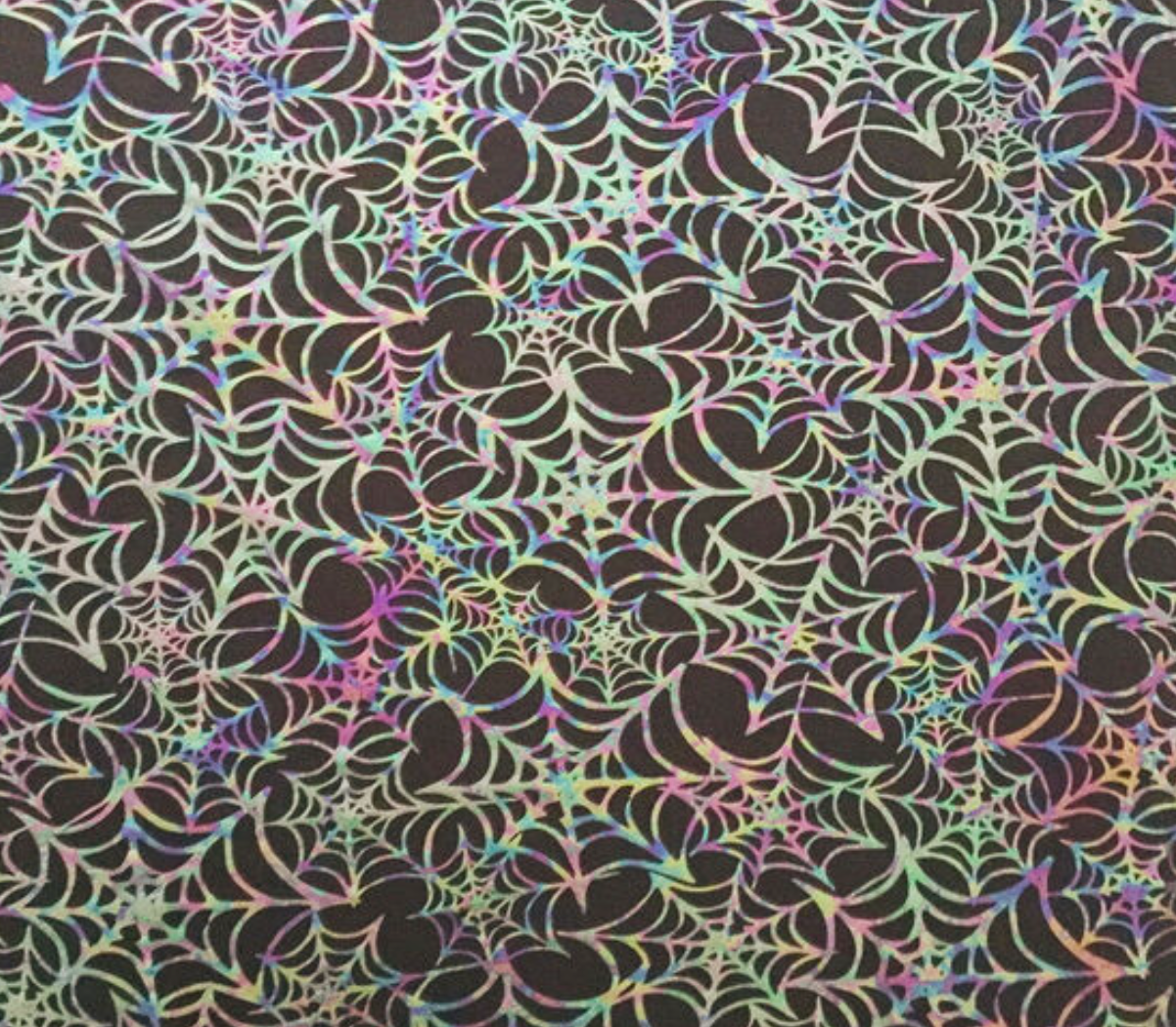 Holographic Spider Web Knit