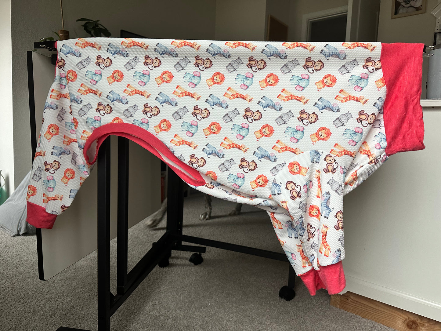 2X Baby Zoo Animal Knit Jammies