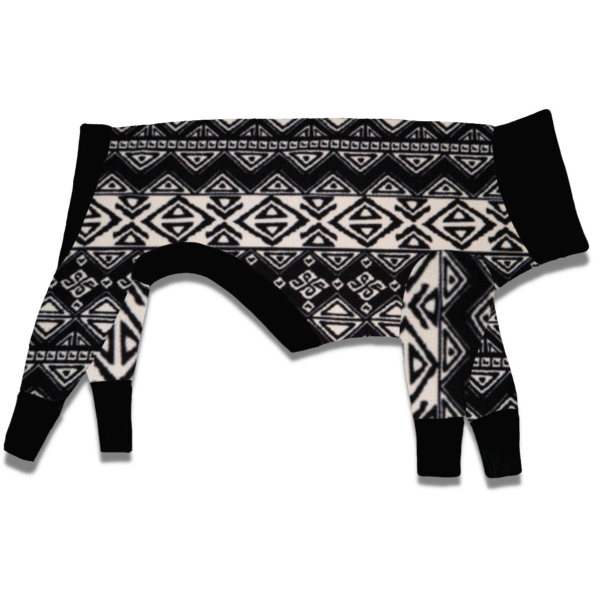 Monochrome Aztec Knit