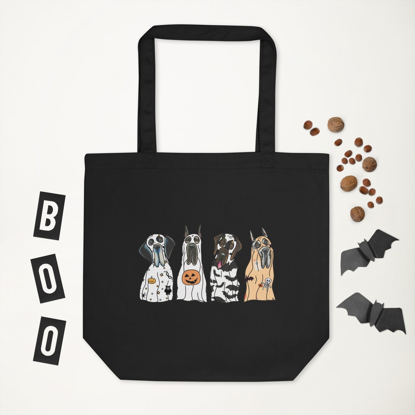Spooky Dane Tote Bag