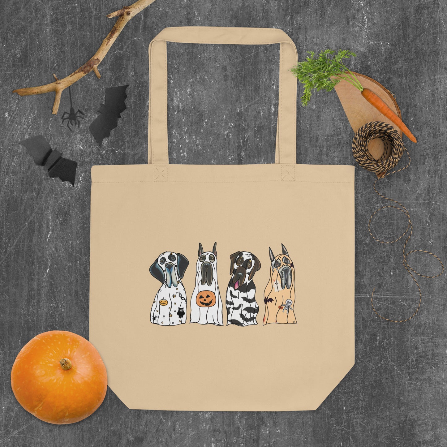 Spooky Dane Tote Bag