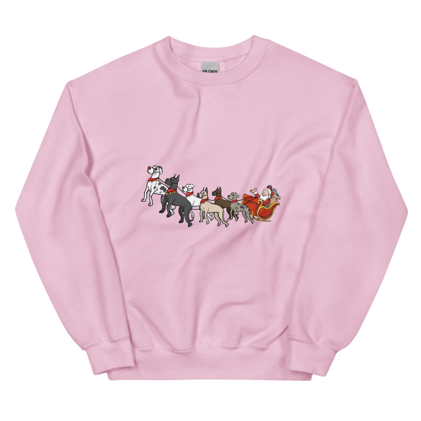 Santa and his Dane-Deer