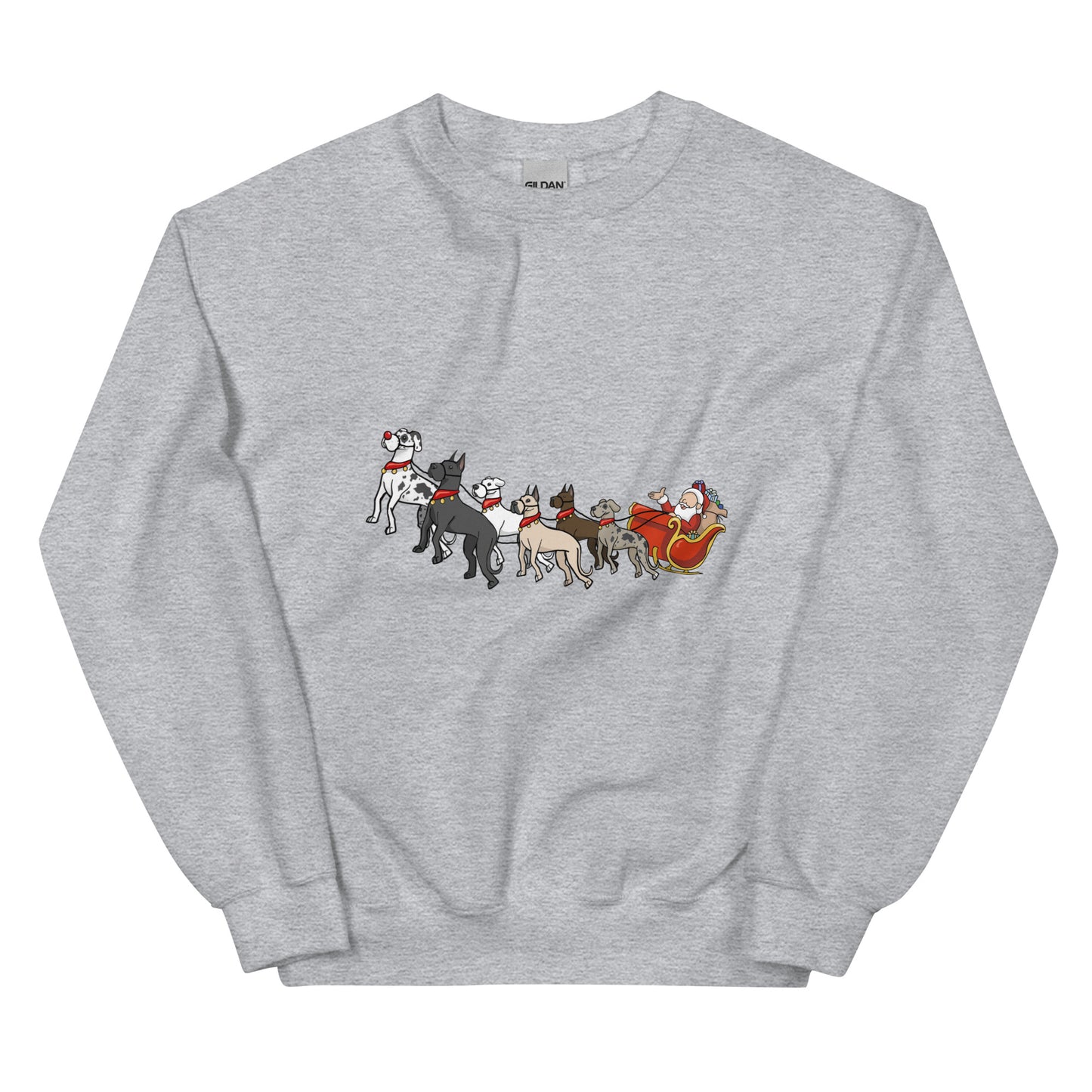 Santa and his Dane-Deer