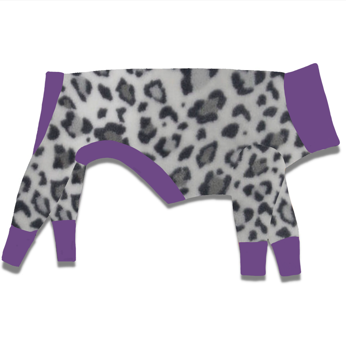 Grey Leopard FLEECE