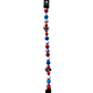 22.5"-26.5" Stars, Stripes & Summer Adjustable Beaded Statement Collar