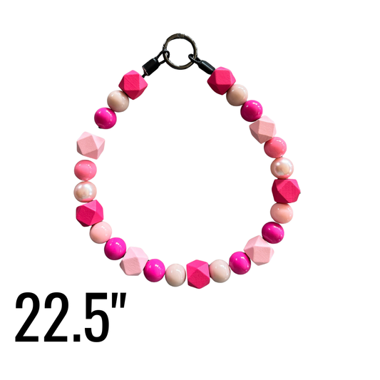 22.5" Blush Babe Beaded Statement Collar