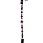 22"-26" Stars & Stripes Adjustable Beaded Statement Collar
