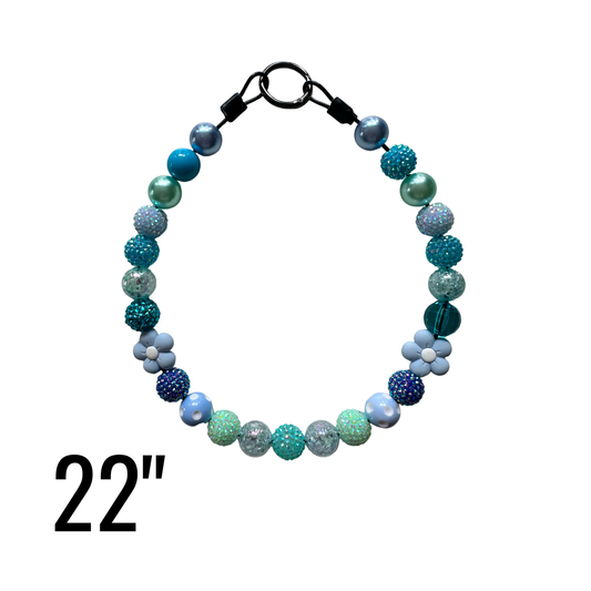 22" Ocean Breeze Beaded Statement Collar