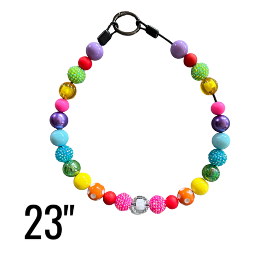 23" Confetti Pop Beaded Statement Collar