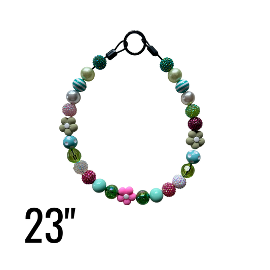 23" Garden Party Beaded Statement Collar
