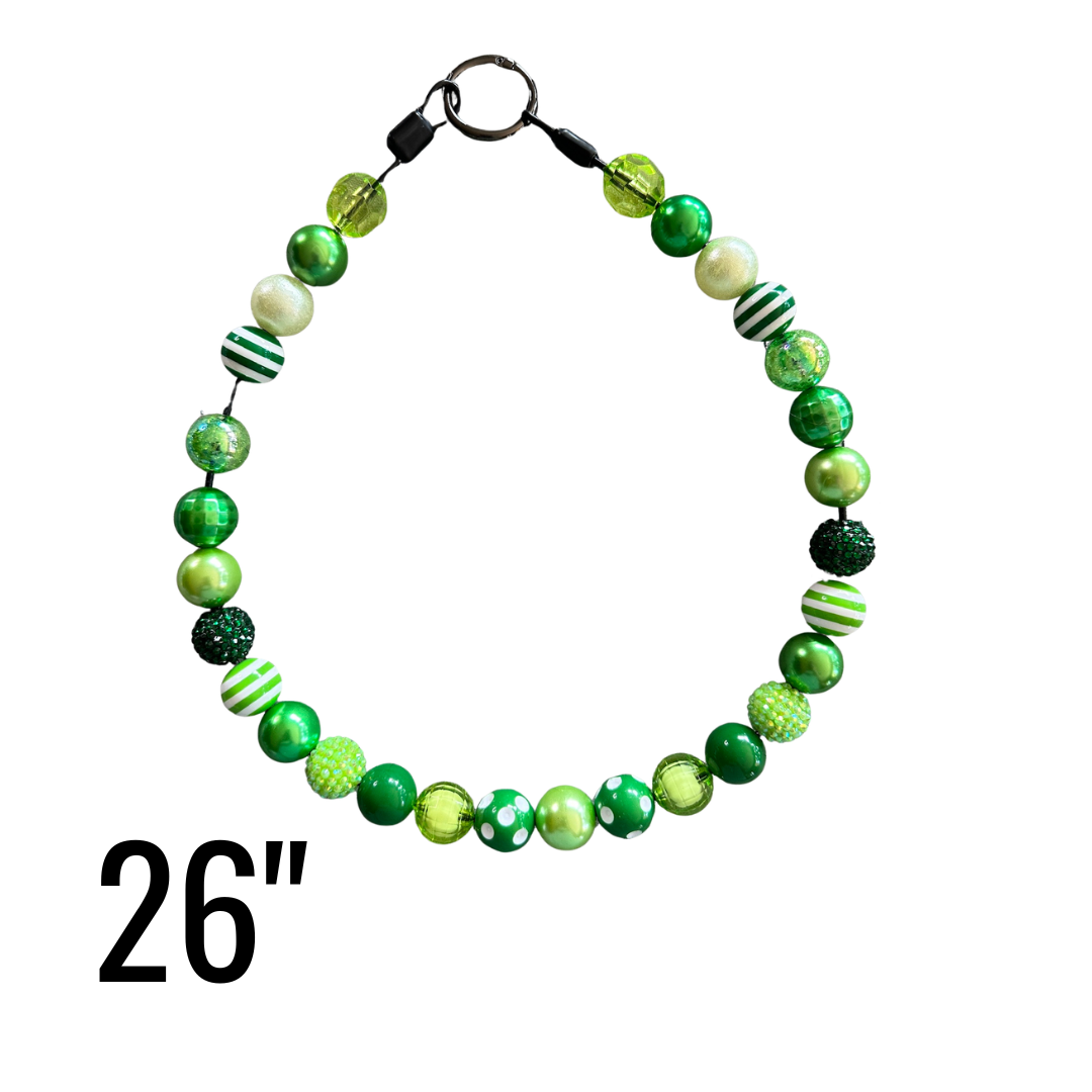 26" Emerald Isle Beaded Statement Collar