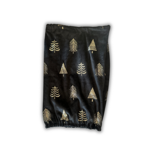 Gold Foil Christmas Tree Snood