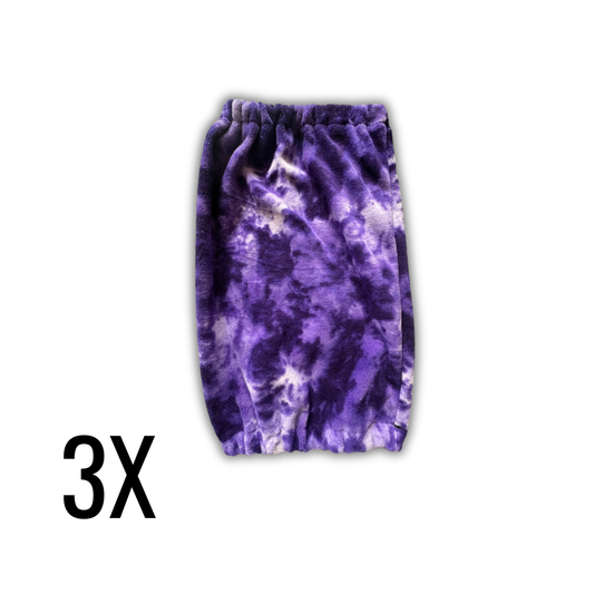 3X Purple Tie Dye Snood