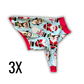 Snow Buddies Fleece Dog Crewneck | 3X