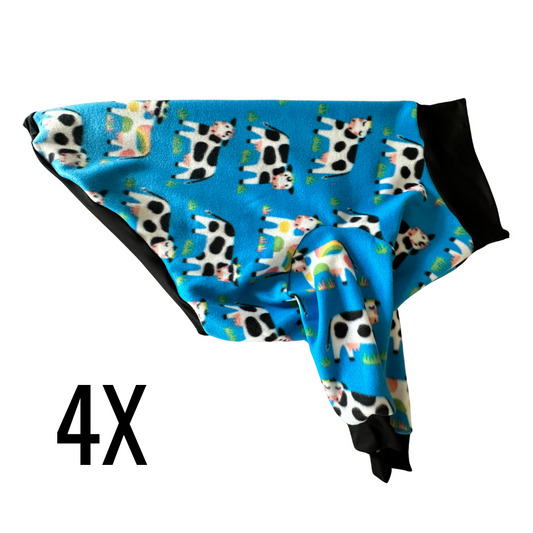 4X Cool Cow Fleece Crewneck
