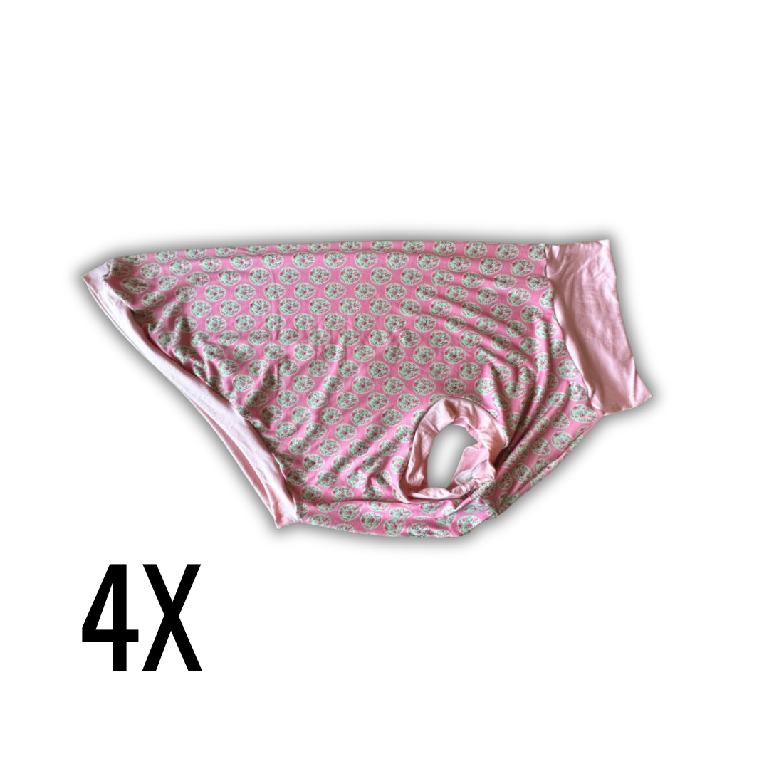 4X Easter Egg Tee with Pink Trim
