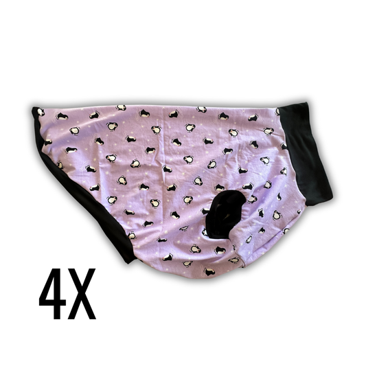 4X Penguin Knit Tee with Black Trim