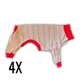 Christmas Sweater Fleece Dog Original Jammies | 4X