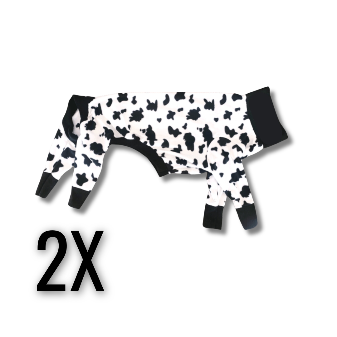 2X Fleece Cow Jammies