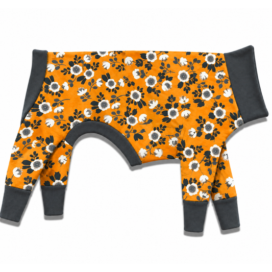 Autumn Bloom Knit Customizable Dog Jammies