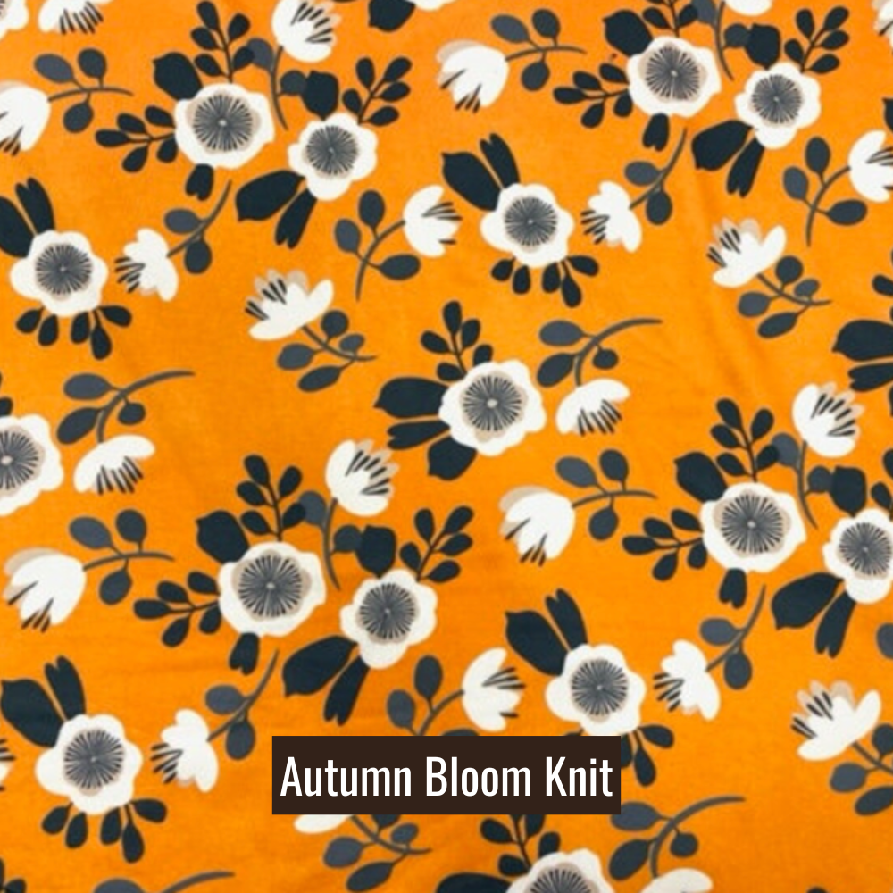 Autumn Bloom Knit Customizable Dog Jammies