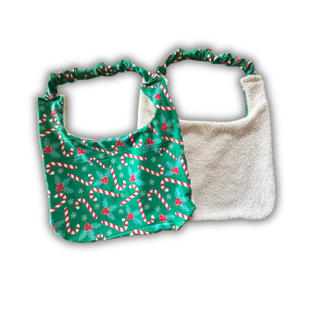 Candy Cane Drool Bib