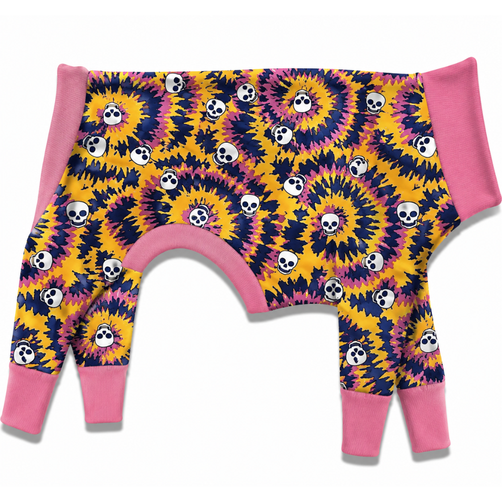 Groovy Skull Knit Customizable Dog Jammies
