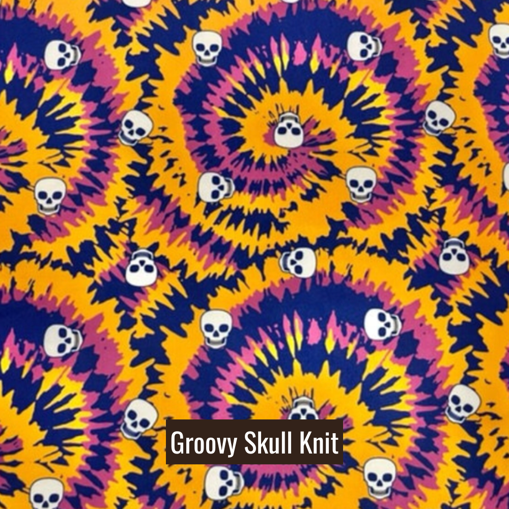 Groovy Skull Knit Customizable Dog Jammies