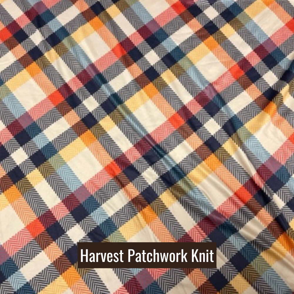 Harvest Patchwork Knit Customizable Dog Jammies