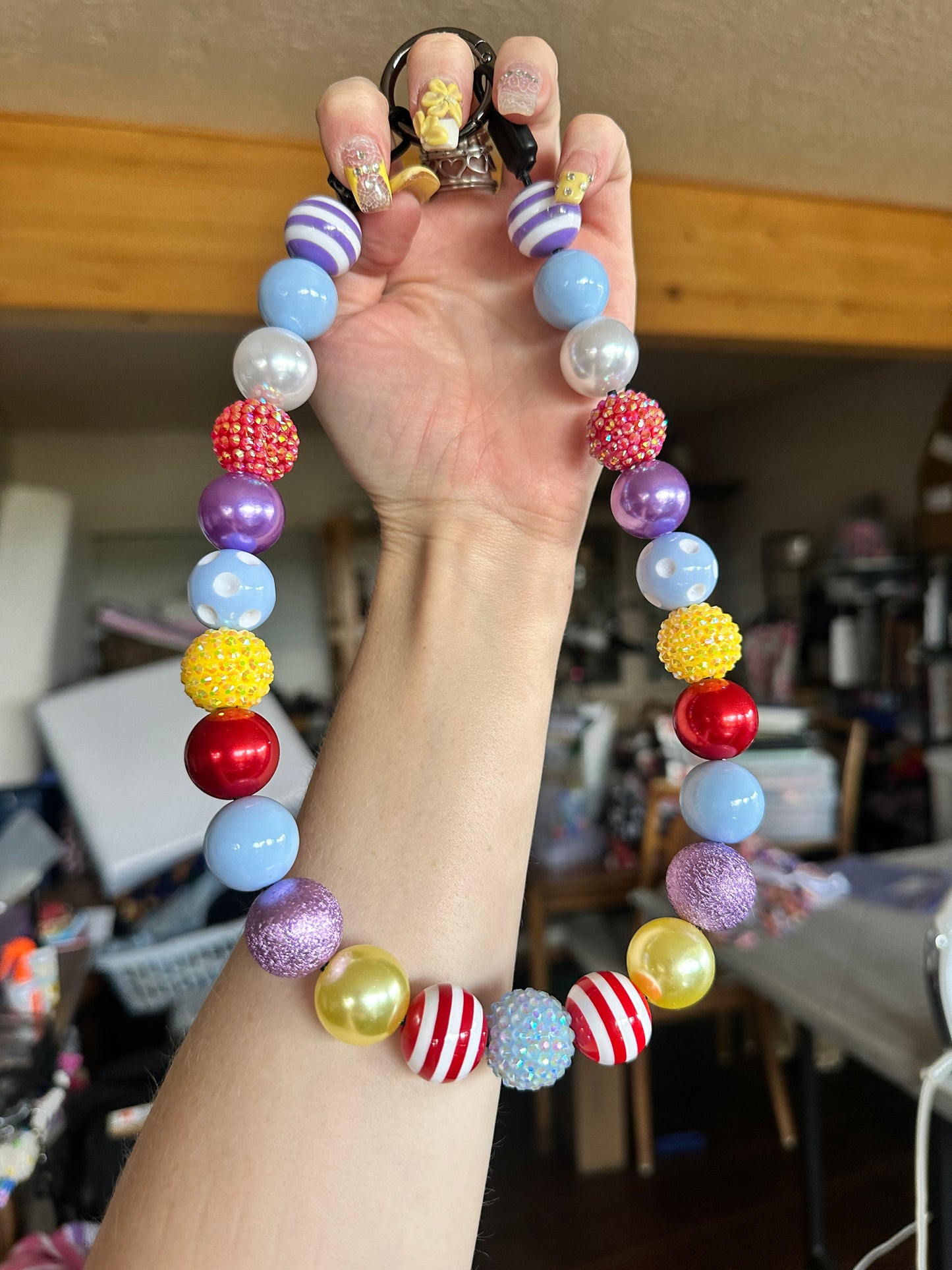 Nash's Birthday Beaded Statement Collar