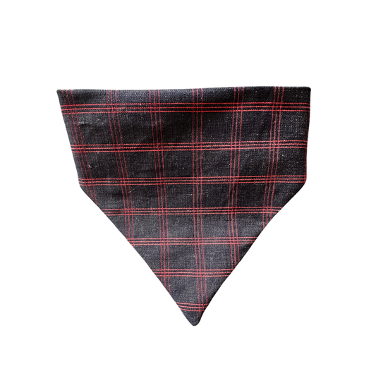 Midnight Plaid Bandana