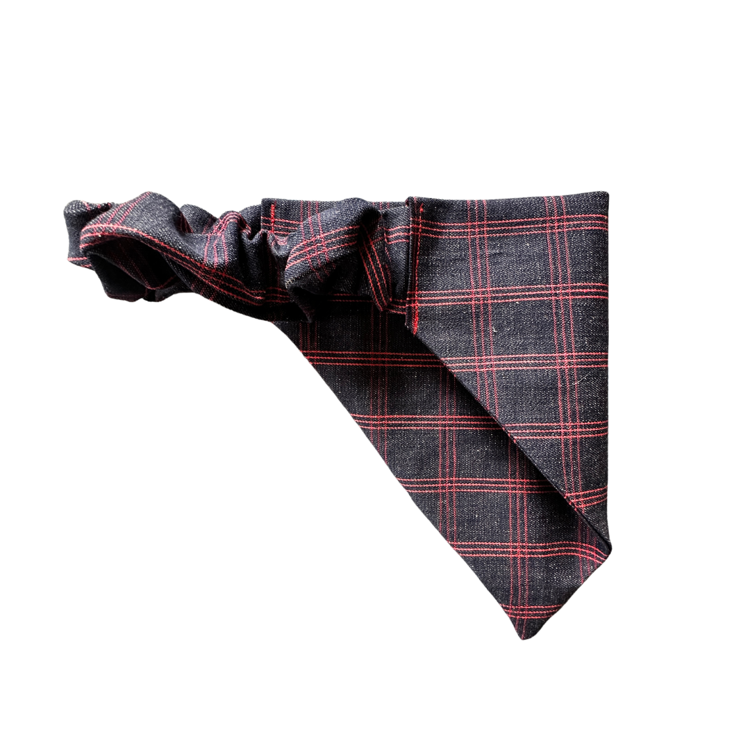 Midnight Plaid Bandana