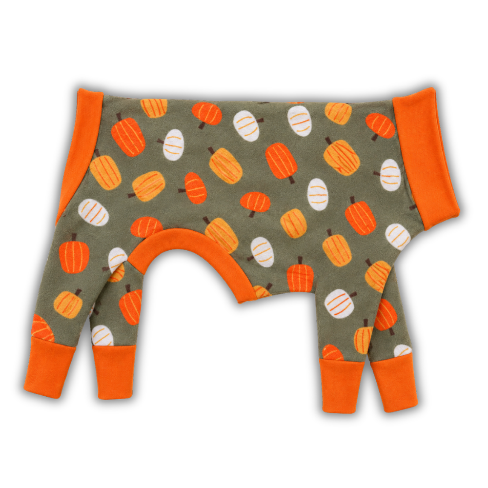 Oh My Gourd Fleece Customizable Dog Jammies