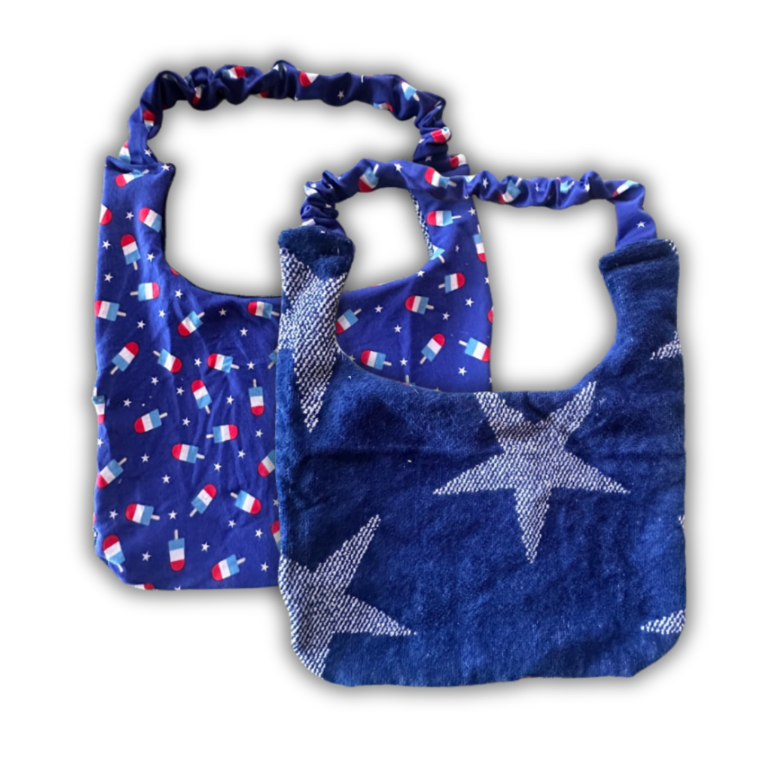 Patriotic Popsicle Drool Bib