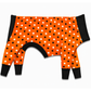 Pumpkin Polka Dot Knit Customizable Dog Jammies