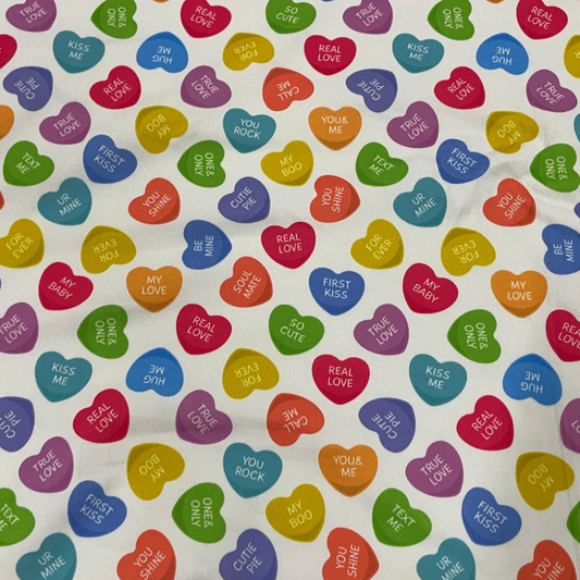 Rainbow Conversation Heart Knit