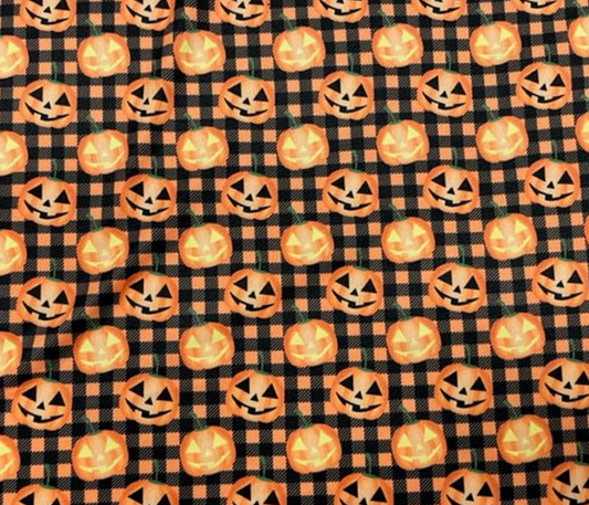 Jack O’ Lantern Plaid Knit