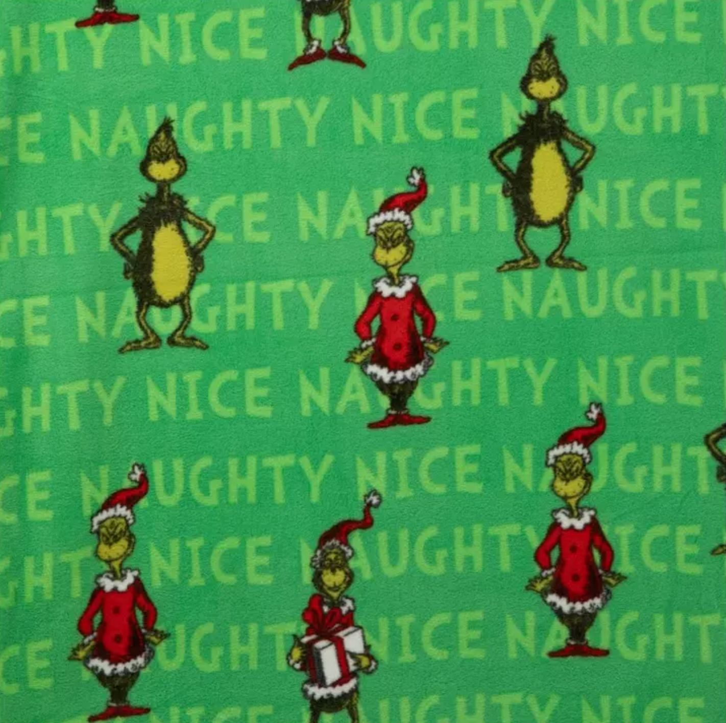 Naughty / Nice Grinch Fleece