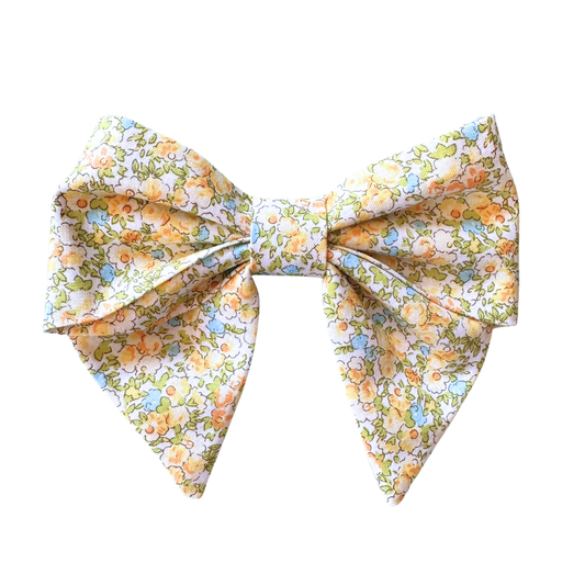 Vintage Floral Bow